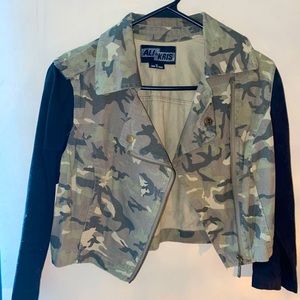 Camouflage Cropped Jacket